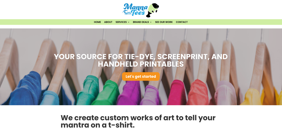 Manna Tees Apparel - Home Page